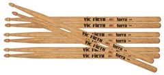 Vic Firth P5AT4PK American Classic® Terra Series 4pr Value Pack - Hickory drumstokken