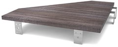 Glorious Modular Side Rack Adapter Walnut