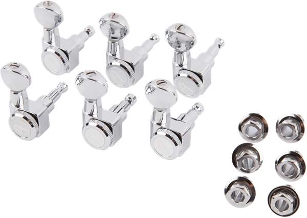 FENDER Locking Tuning Machines, Vintage Buttons, Polished voor