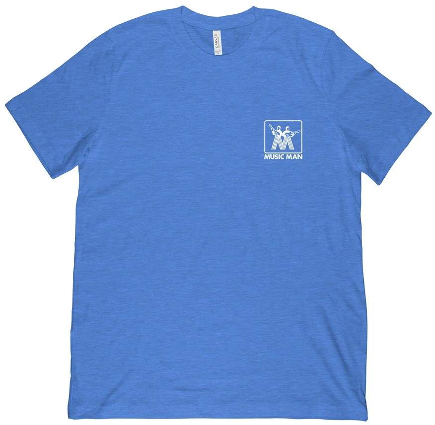 MUSIC MAN Vintage Logo Blue T-Shirt M T 