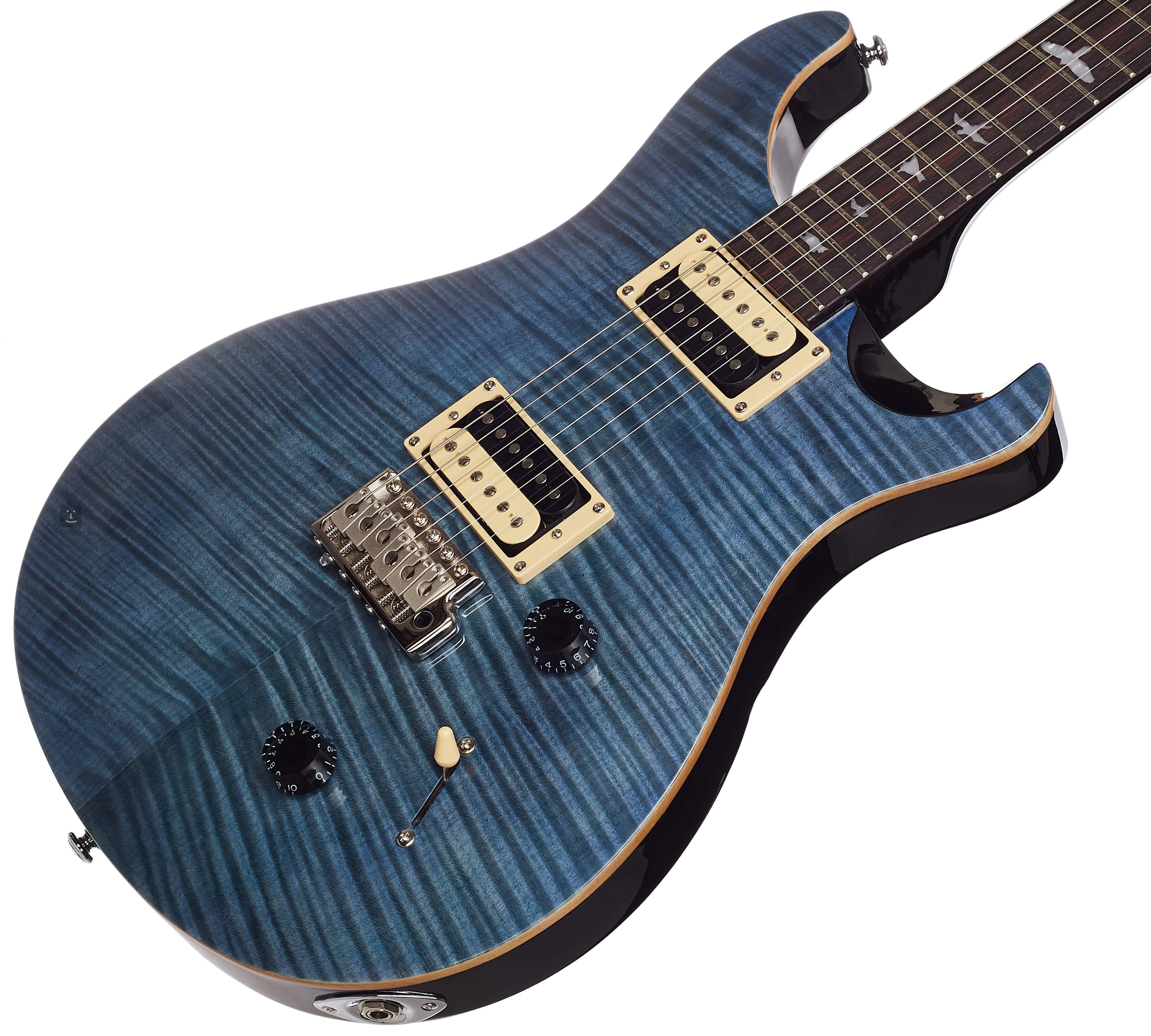 prs se custom 22 electric guitar whale blue