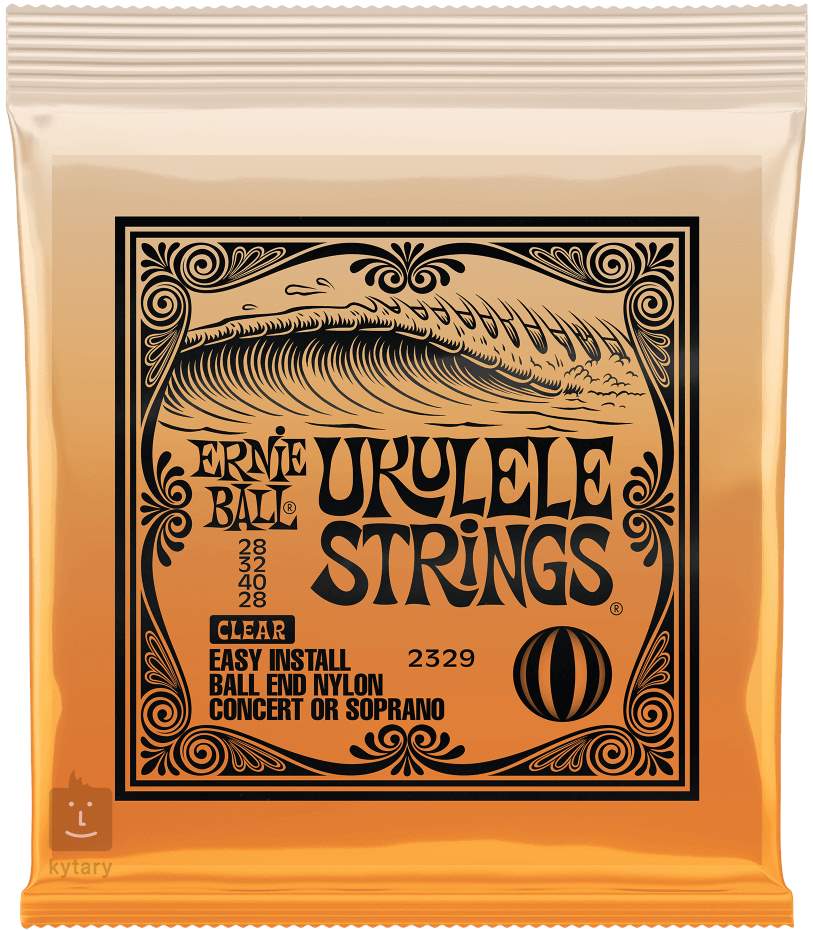 Mew Mew onderpand slijm ERNIE BALL Ukulele Strings Clear Nylon Snaren voor sopraan/concert-ukelele