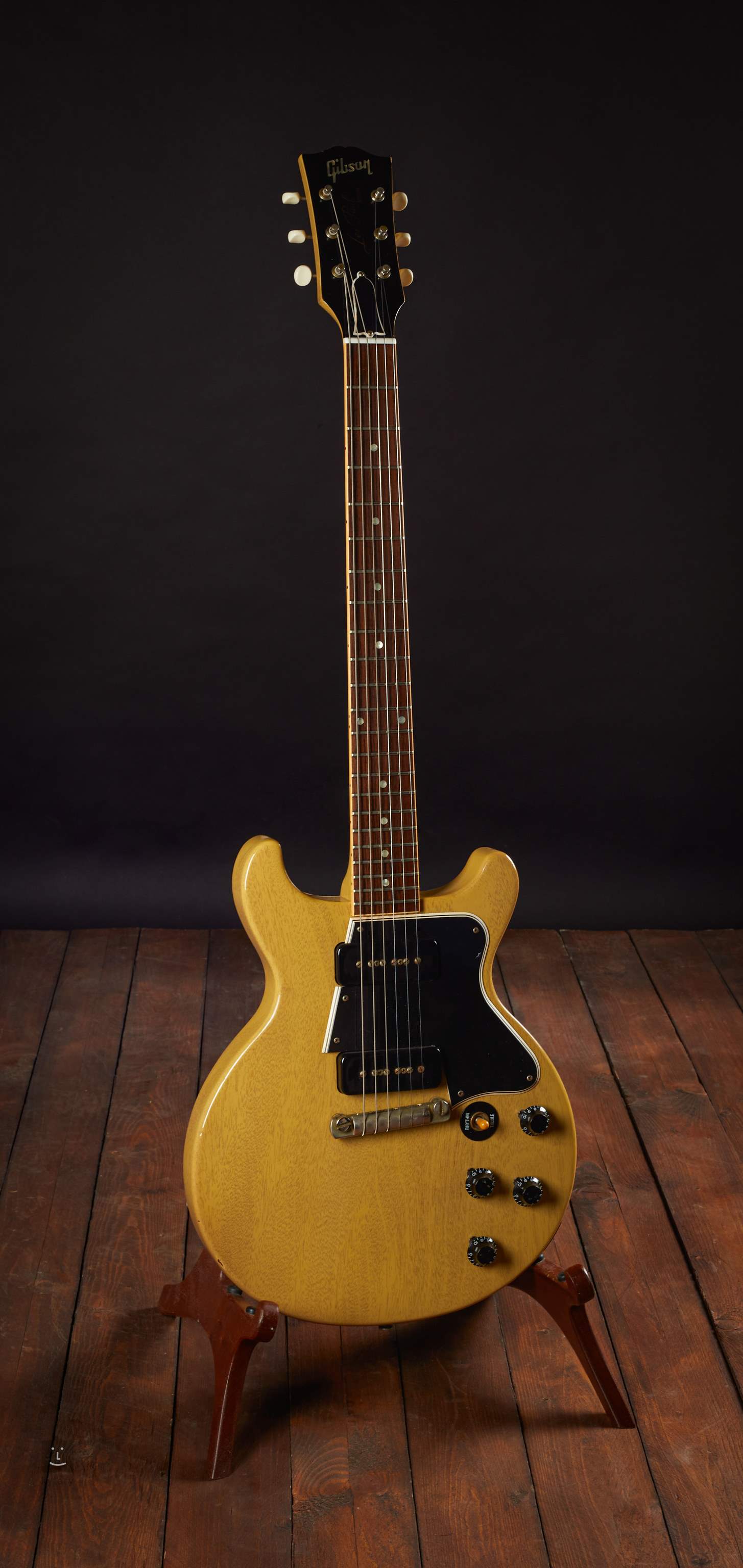 gibson double cut tv yellow