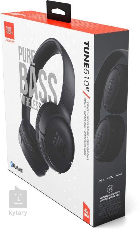JBL Tune 510 BT Black Draadloze hoofdtelefoons
