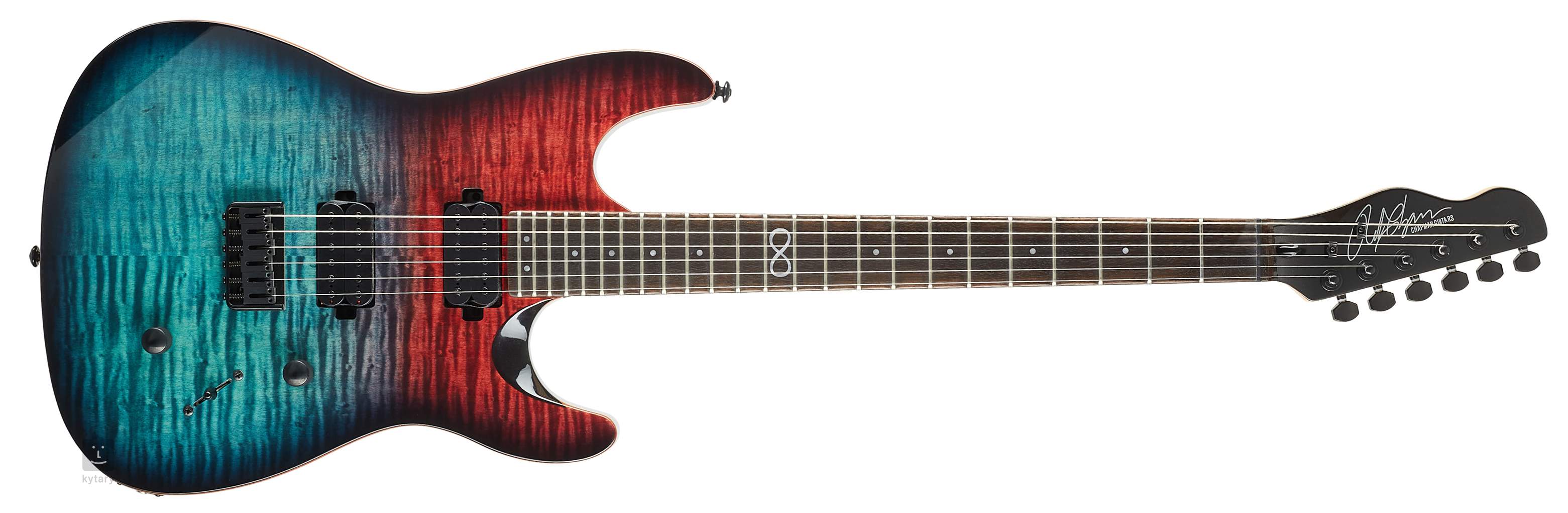 Bijzettafeltje scannen boksen CHAPMAN GUITARS ML1 Modern Red Sea Elektrische gitaar