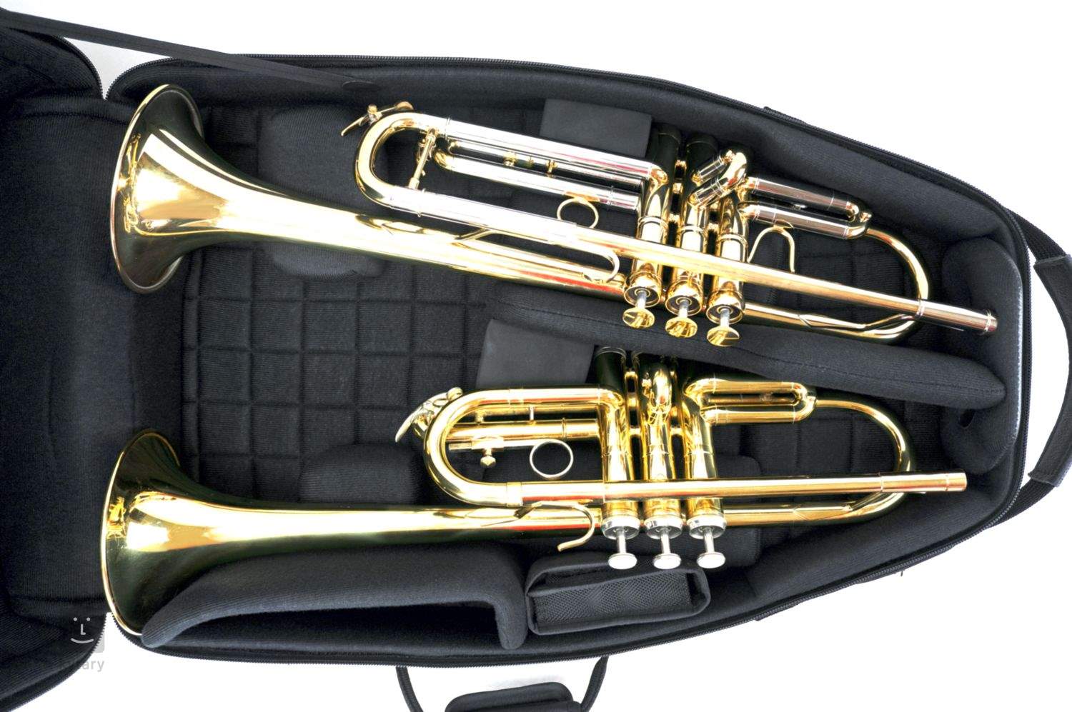 Bijdrager Onderdompeling Wakker worden MARCUS BONNA Flightcase MB, 2 Piston Trumpets, Nylon Hoes voor trompet