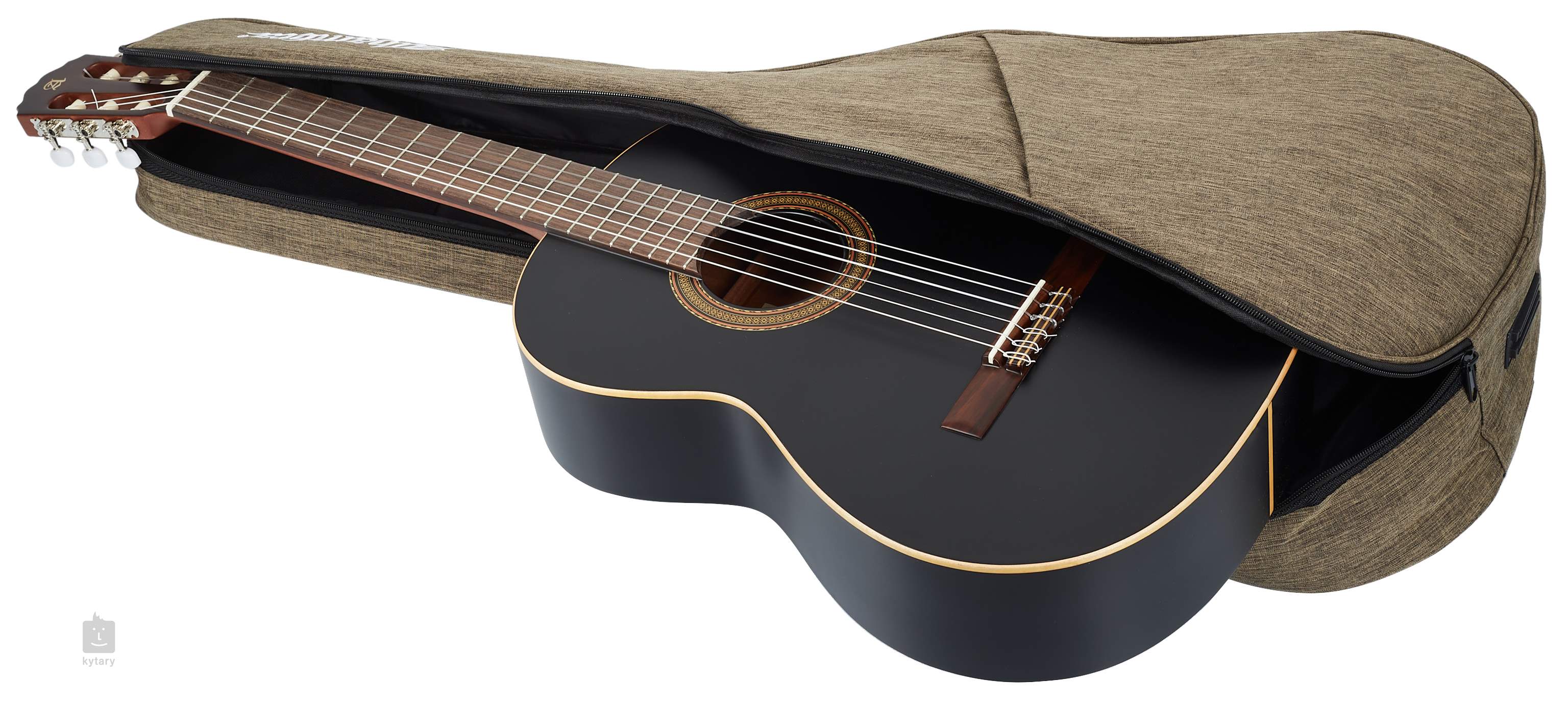 Uitverkoop Controle Gespierd ALHAMBRA 1 C Black Satin Klassieke gitaar