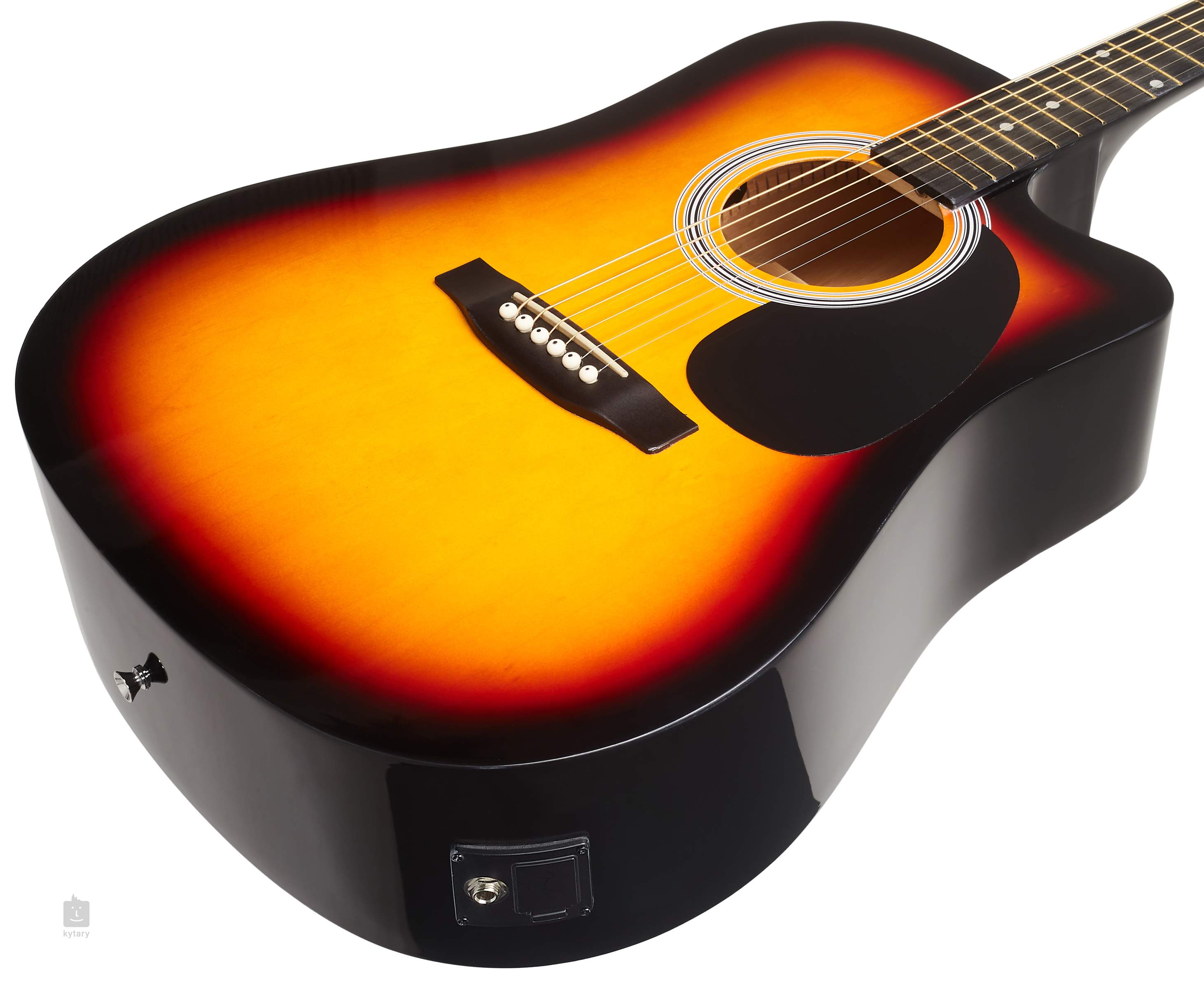 Aftrekken Supplement Trechter webspin FENDER SQUIER SA-105CE SB Elektro-akoestische gitaar