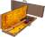 FENDER Multi-Fit Hardshell Case, Brown w/ Gold Plush Interior JB