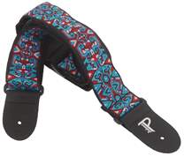 PERRI'S LEATHERS 7650 Hope Collection Geometric Red & Blue