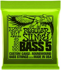 Ernie Ball 2836 Regular Slinky Nickel Wound 5-String Electric Bass 45-130