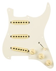 Fender Pre-Wired Strat Pickguard, Eric Johnson Signature, Parchment 8 Hole PG