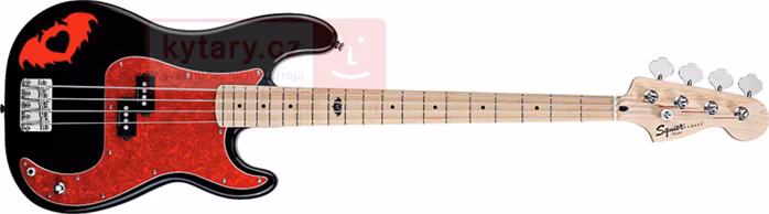 Fender Squier Pete Wentz Precision Bass MN BK - Elektryczna gitara basowa