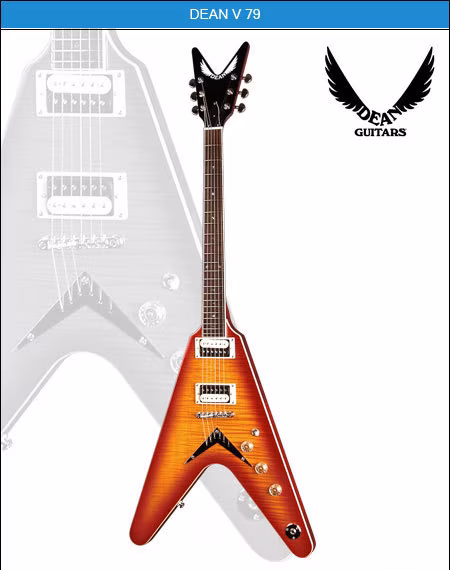 Dean V 79 - Gitara elektryczna