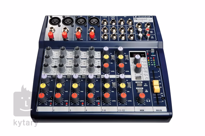 Soundcraft NOTEPAD 124FX - Analogowa konsoleta mikserska