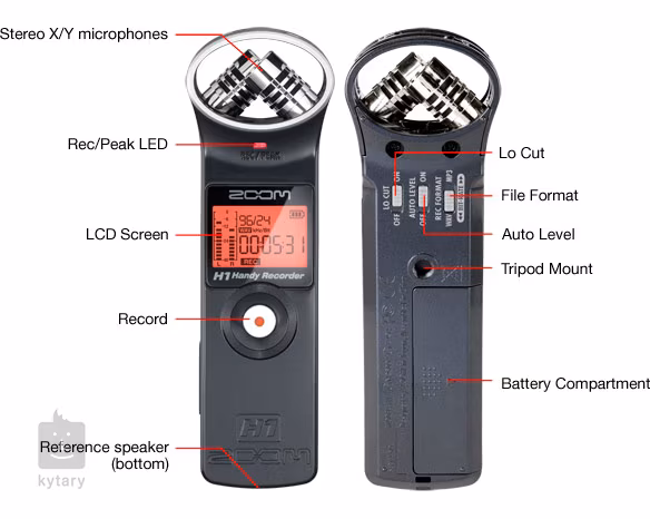 Zoom H1 - Rekorder kieszonkowy