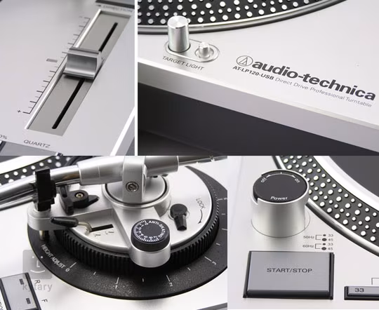 Audio-Technica AT-LP120-USB - Gramofon DJ-ski z napędem bezpośrednim