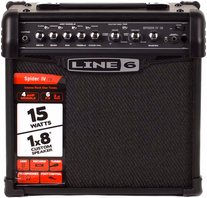 Line 6 Spider IV 15 - Combo gitarowe modellingowe