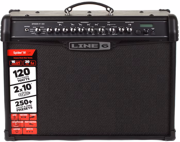Line 6 Spider IV 120 - Combo gitarowe modellingowe