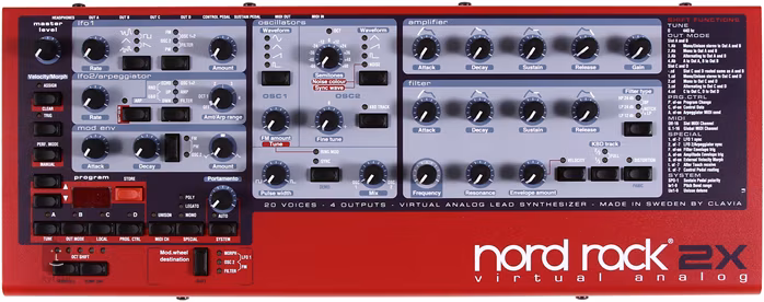 Nord RACK 2X - Wirtualny syntezator analogowy