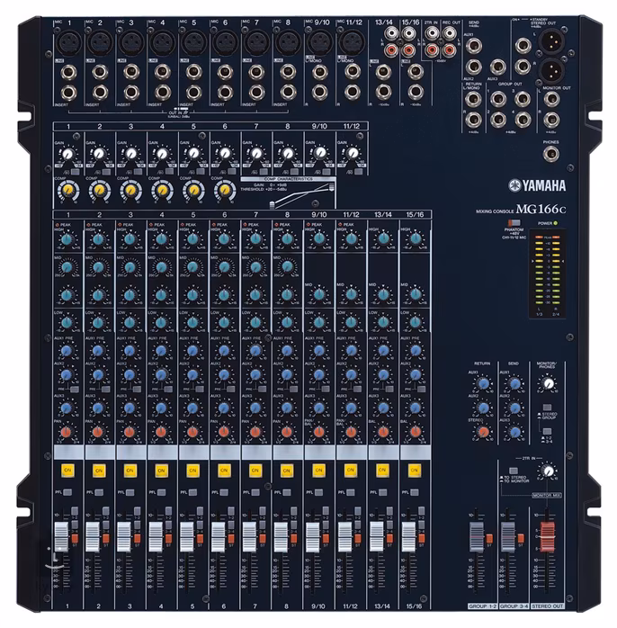 Yamaha MG166C - Analogowa konsoleta mikserska