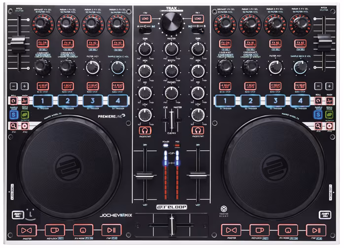 Reloop JOCKEY 3 REMIX + sluchátka RHP-5 ZDARMA - Kontroler DJ-ski