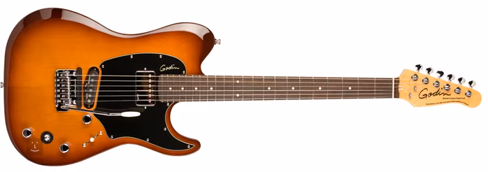 Godin Session Custom TriplePlay Lightburst HG RN - 