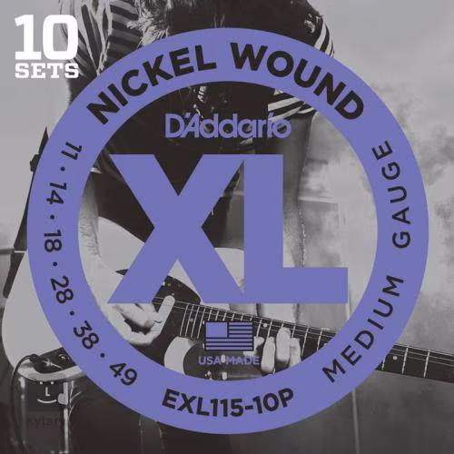 D'Addario EXL115-10P - Struny do gitary elektrycznej