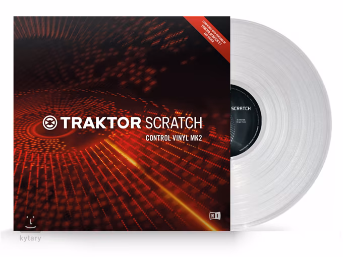 Native Instruments Control Vinyl MK2 Clear - Płyta winylowa z kodem czasowym do Traktor Scratch