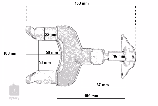 Hercules GSP39WB (rozpakowane) - Wieszak gitarowy