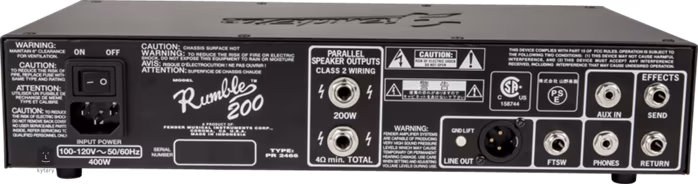 Fender Rumble 200 Head - Wzmacniacz tranzystorowy do gitar basowych