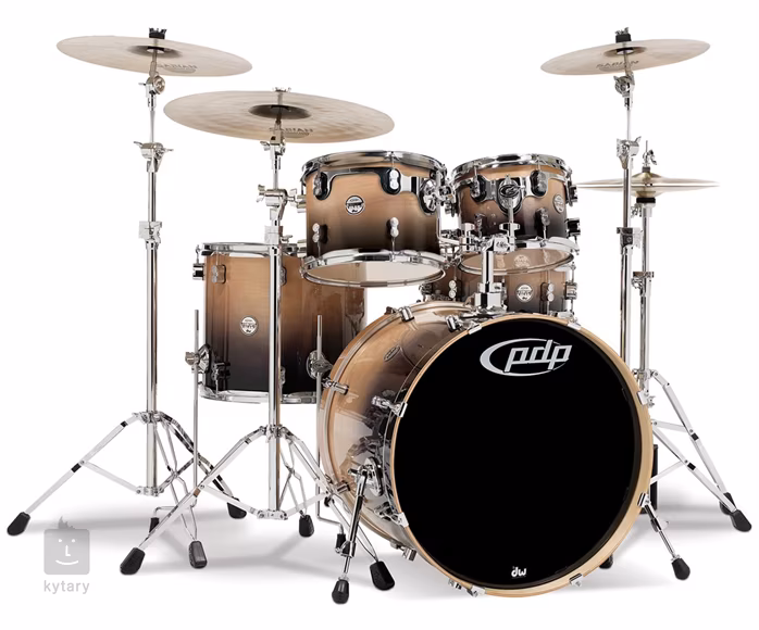 PDP Concept Birch CB5 Natural to Charcoal Fade - Zestaw perkusyjny