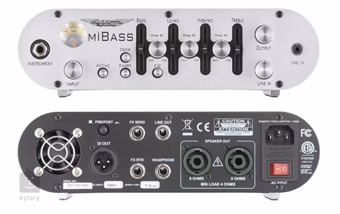 Ashdown MiBASS 550 - Wzmacniacz hybrydowy do gitar basowych