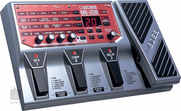 Boss ME 20B - Multiefekt do gitar basowych