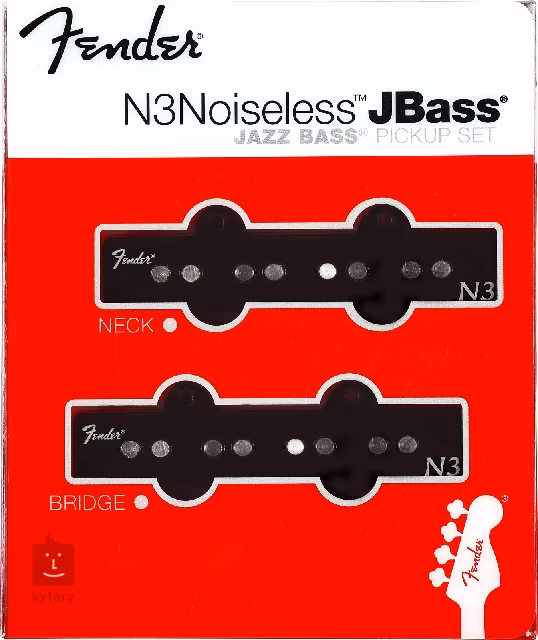 Fender N3 Noiseless Jazz Bass Set - Zestaw przetworników do elektrycznej gitary basowej