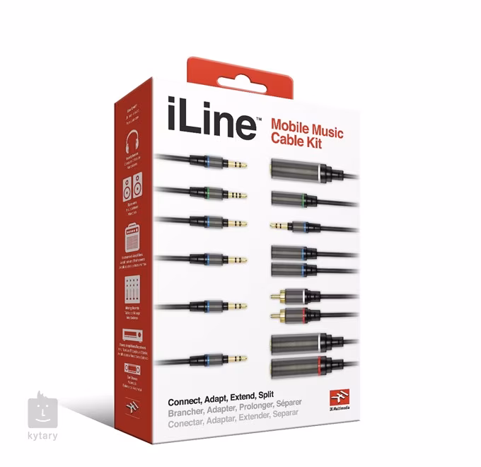 IK Multimedia iLine Music Cable Kit - Kabel połączeniowy