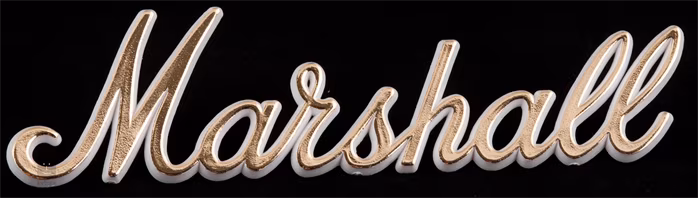 Marshall Logo Marshall plastikowe złote - 