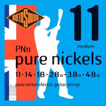 Rotosound PN11 Pure Nickels - Struny do gitary elektrycznej