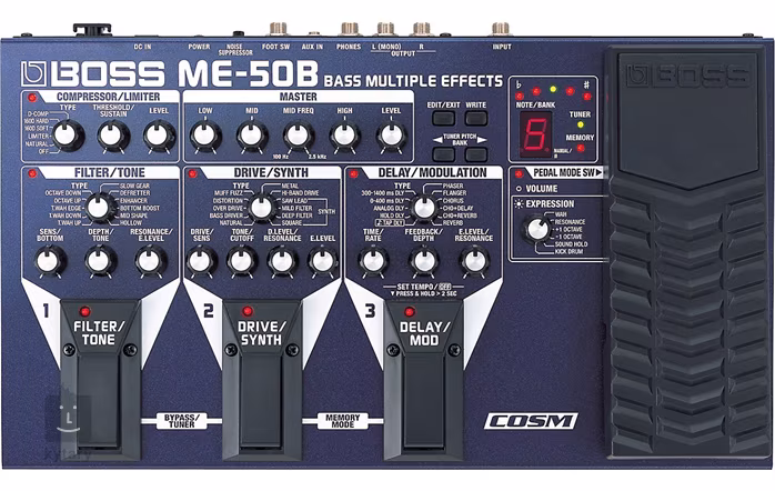 Boss ME 50B - Multiefekt do gitar basowych
