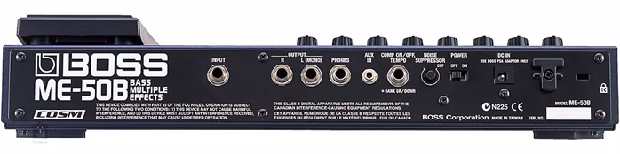 Boss ME 50B - Multiefekt do gitar basowych