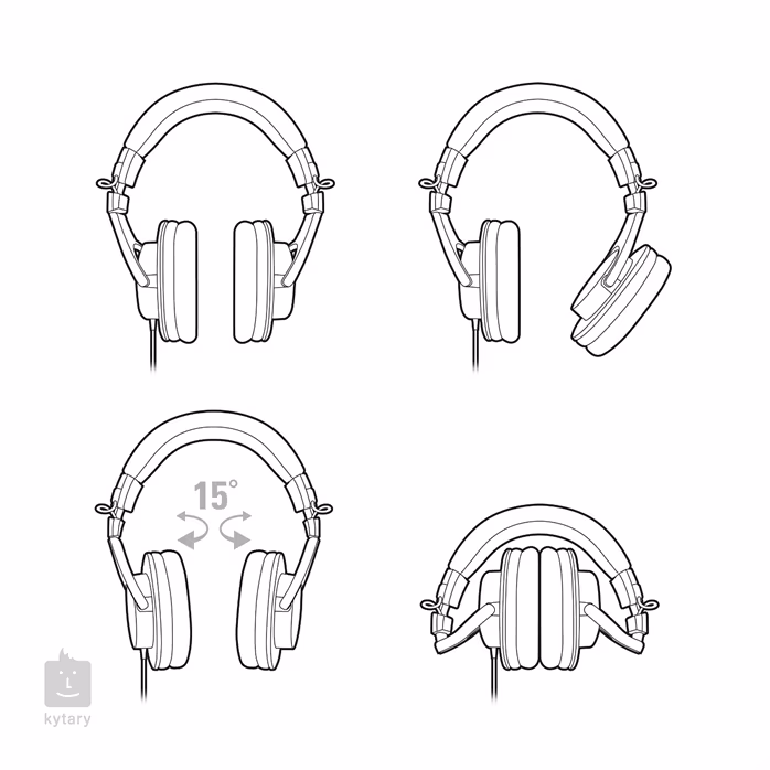 Audio-Technica ATH-M30x (rozpakowane) - Słuchawki studyjne