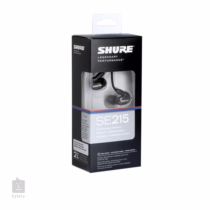 Shure SE215 K (rozpakowane) - Słuchawki In-Ear