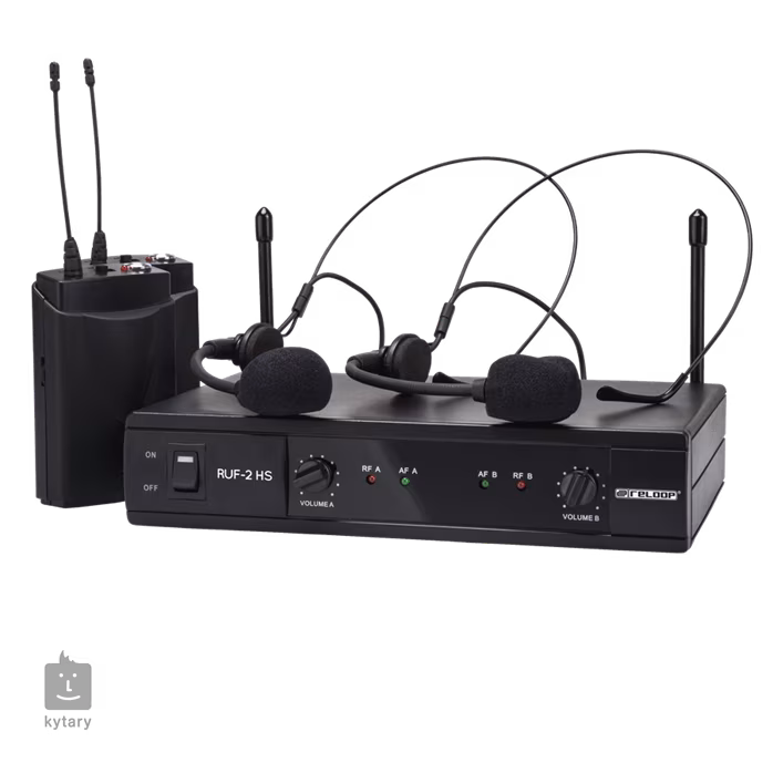 Reloop RUF-2 HS - Podwójny zestaw bezprzewodowy