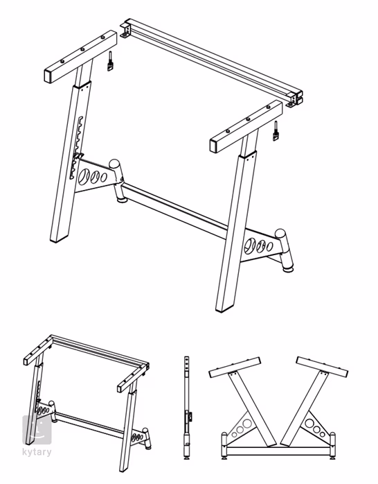 Razzor KB-S KIT (uszkodzone) - Statyw klawiszowy