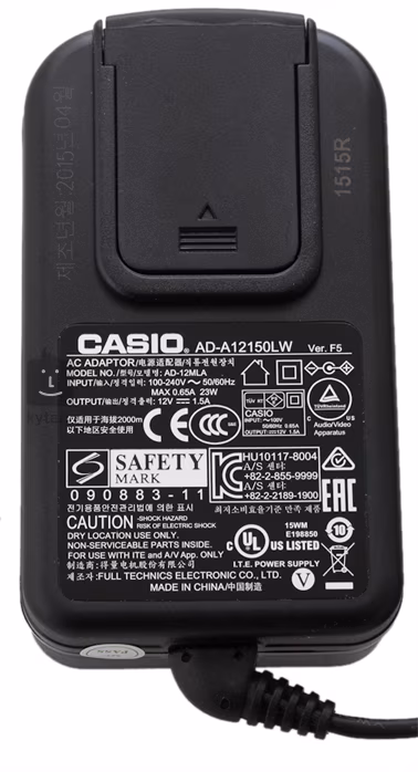 Casio AD12150 (rozpakowane) - Adapter sieciowy