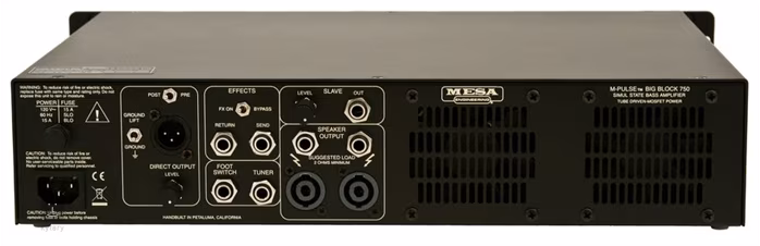 Mesa Boogie Big Block 750 2U - Wzmacniacz hybrydowy do gitar basowych