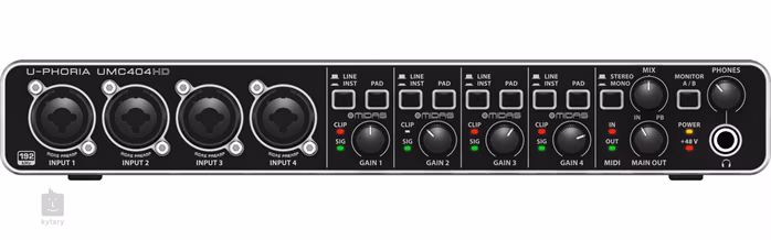 Behringer UMC404HD - Karta dźwiękowa USB