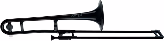pBone Plastic Trombone Black - Puzon