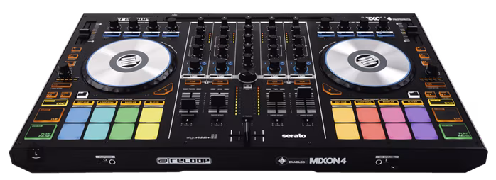 Reloop MIXON 4 - Kontroler DJ-ski z kartą dźwiękową
