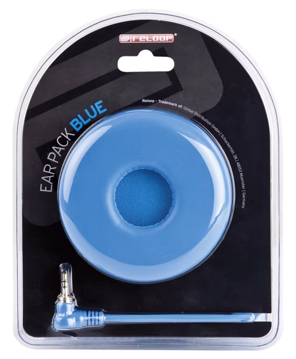 Reloop Ear Pack / replacement wire (curled blue) - Nausznik